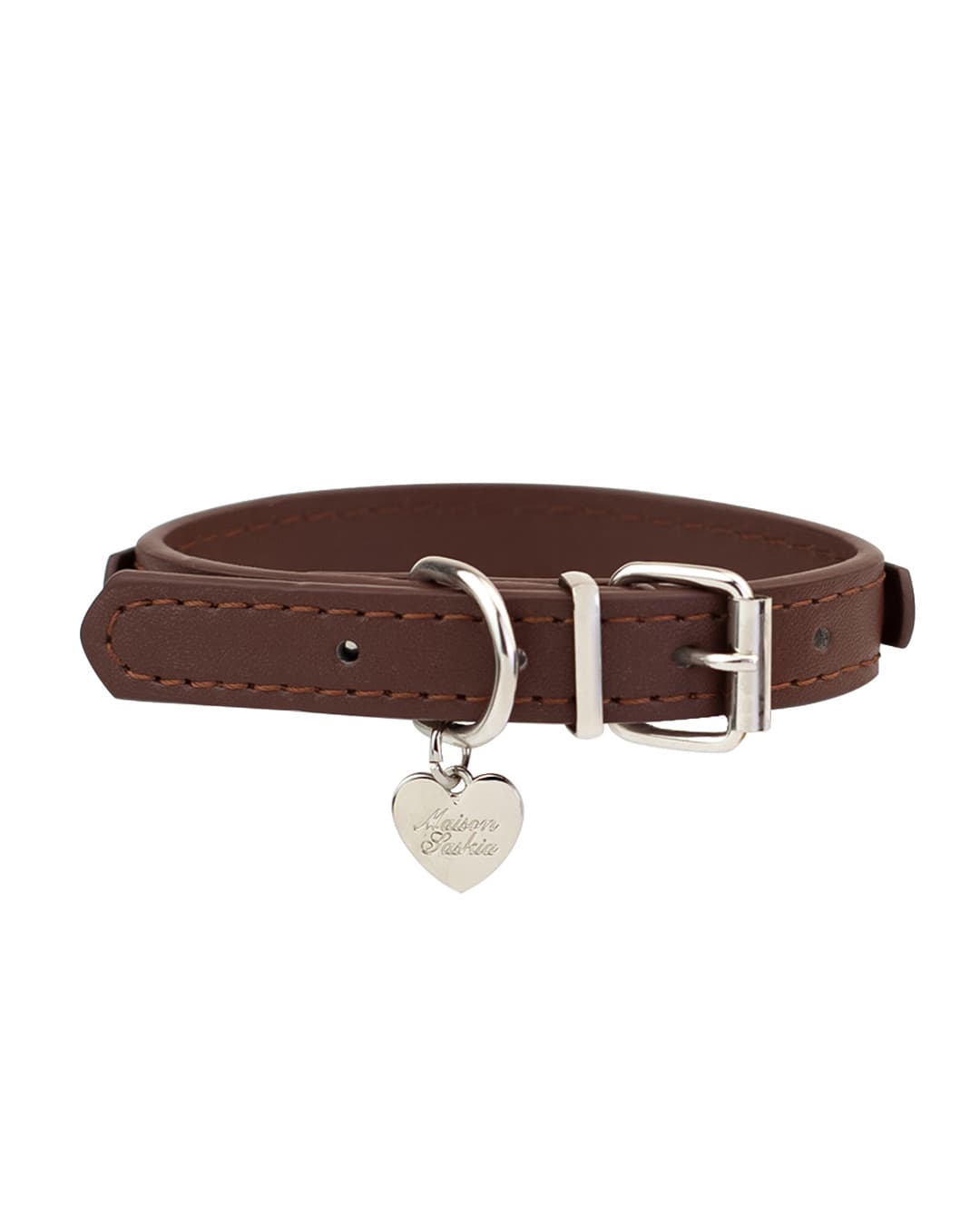 Sépia Taupe Brown collar