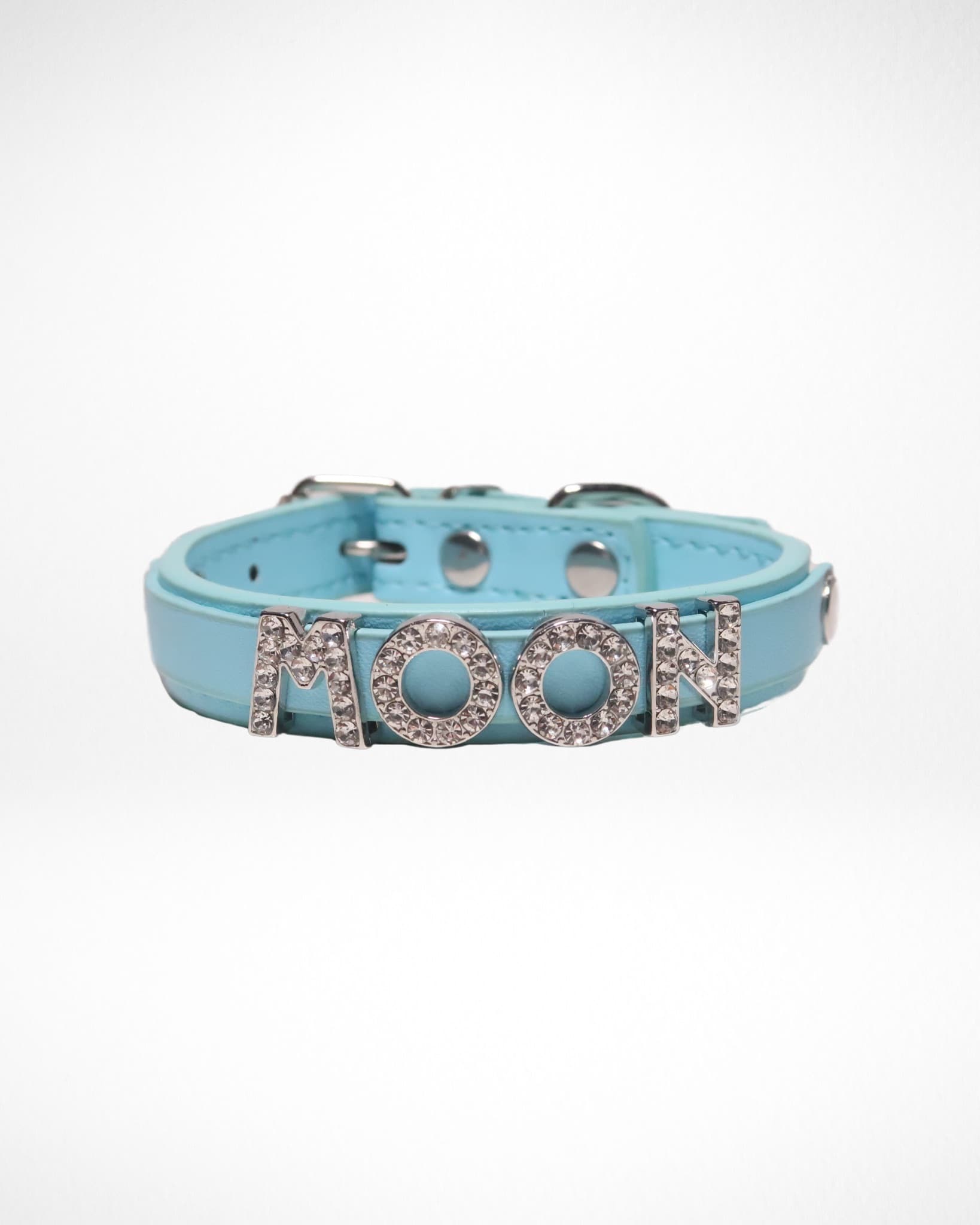 Blythe collar personalized with rhinestone letters